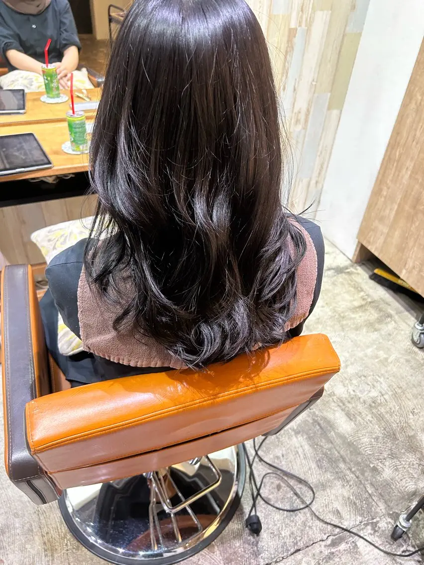 ロング 近藤 和輝のヘアスタイル