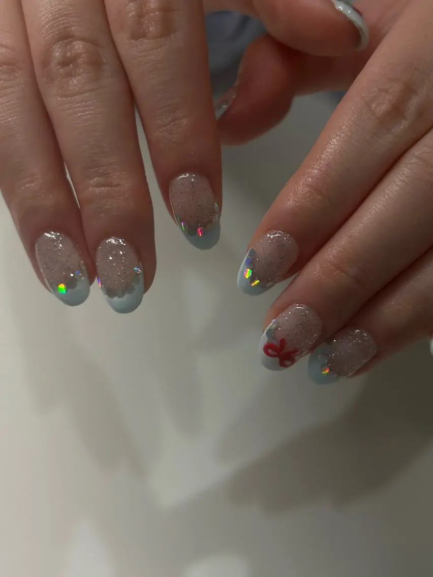 ネイル フレンチネイル 韓国ネイル ニュアンスネイル オフィスネイル シンプルネイル sakae yurinaのネイルデザイン
