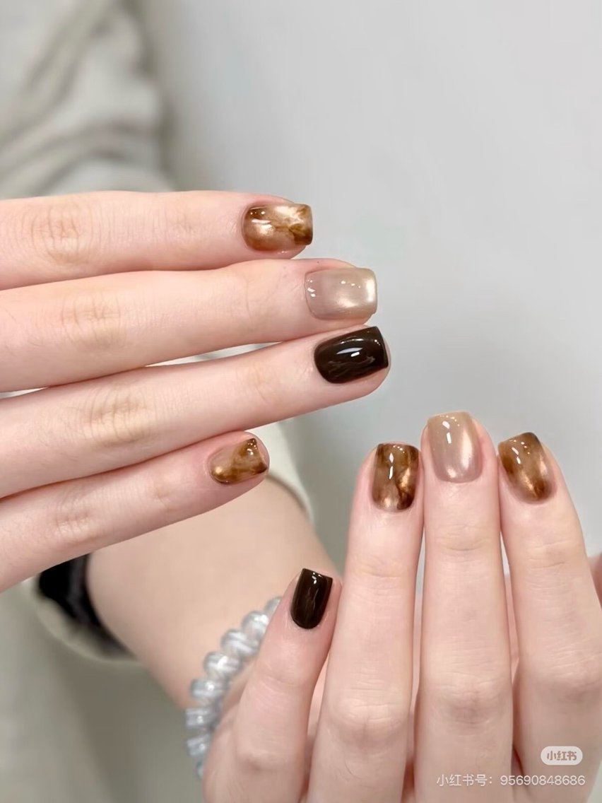 ネイル ハンドネイル Aura Nail ✨スス✨(アヤ)のネイルデザイン