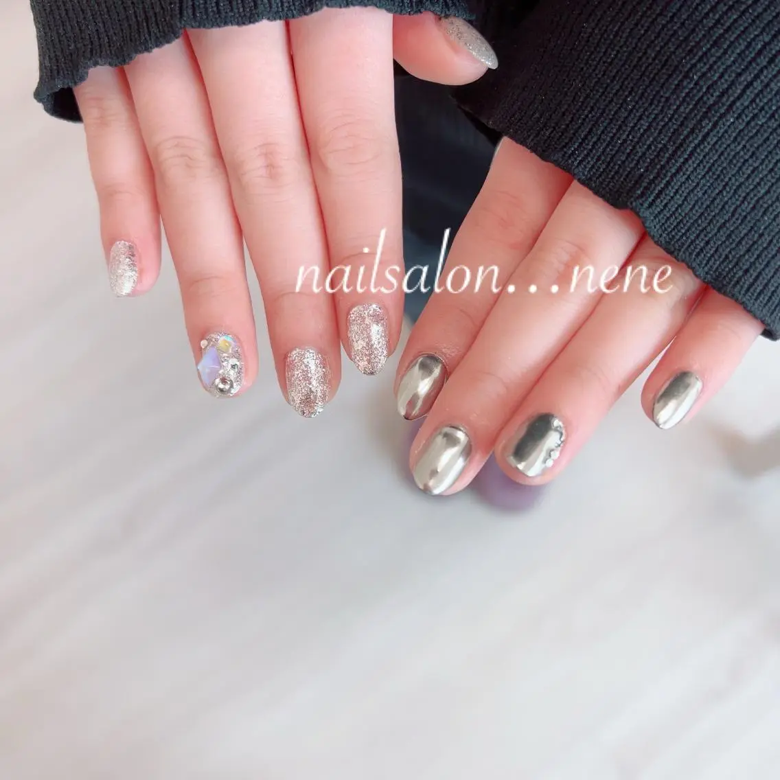 ネイル ミラーネイル nailsalon ...neneのネイルデザイン
