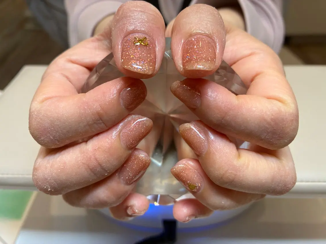 ネイル フラッシュネイル ワンカラーネイル ECRLN Atsumiのネイルデザイン