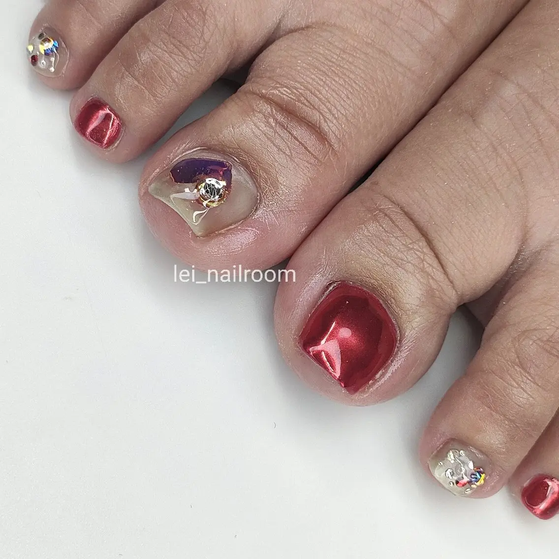 ネイル フットネイル lei🌼 nailroomのネイルデザイン