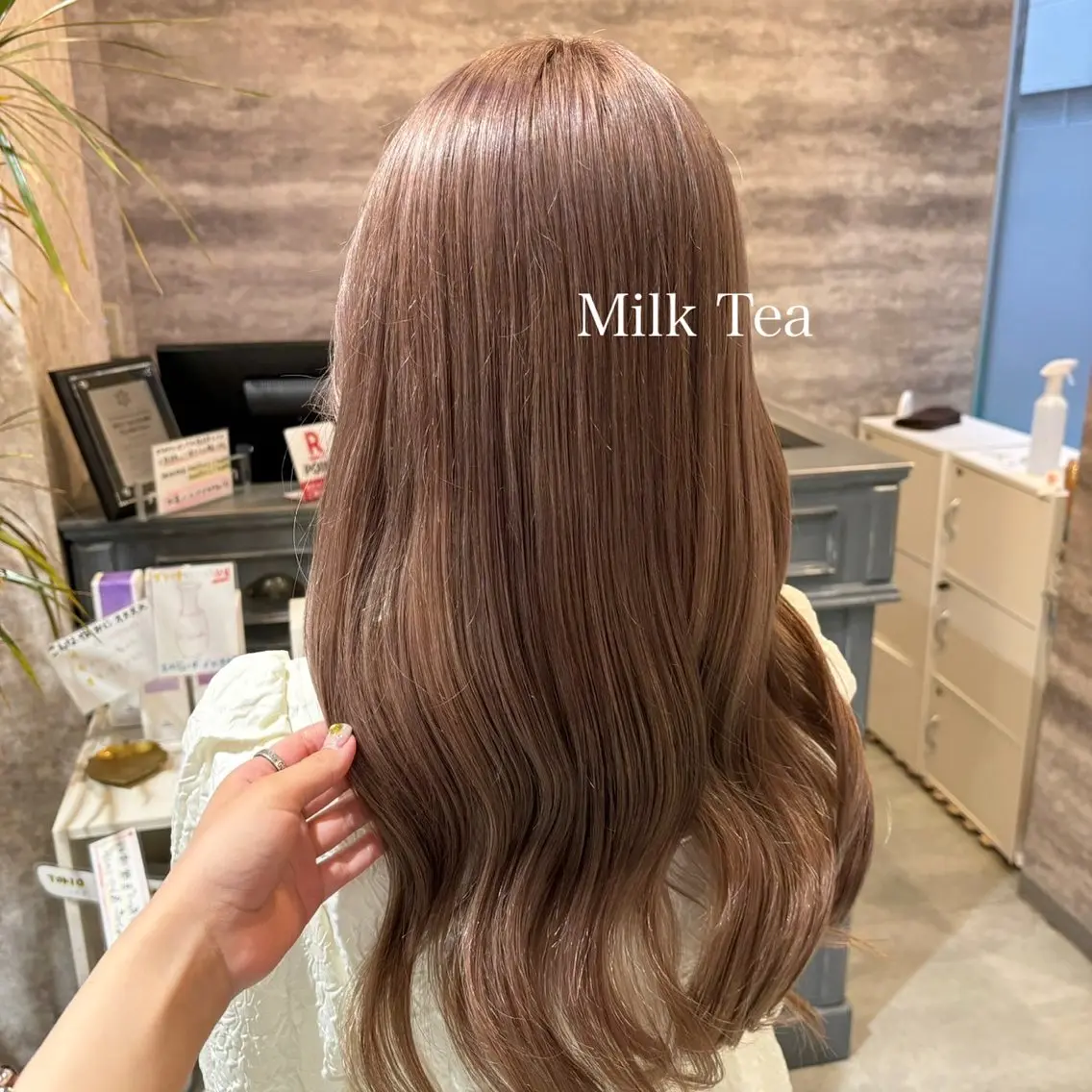 ロング カラー ブリーチ ブルーカラー ダブルカラー グラデーションカラー ハイライトカラー 🫟Blanco🫟 Color&Careのヘアスタイル