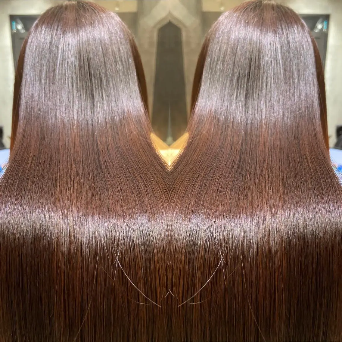 ロング カラー 髪質改善 カット ヘアカラー トリートメント ツバサ 髪質改善のヘアスタイル