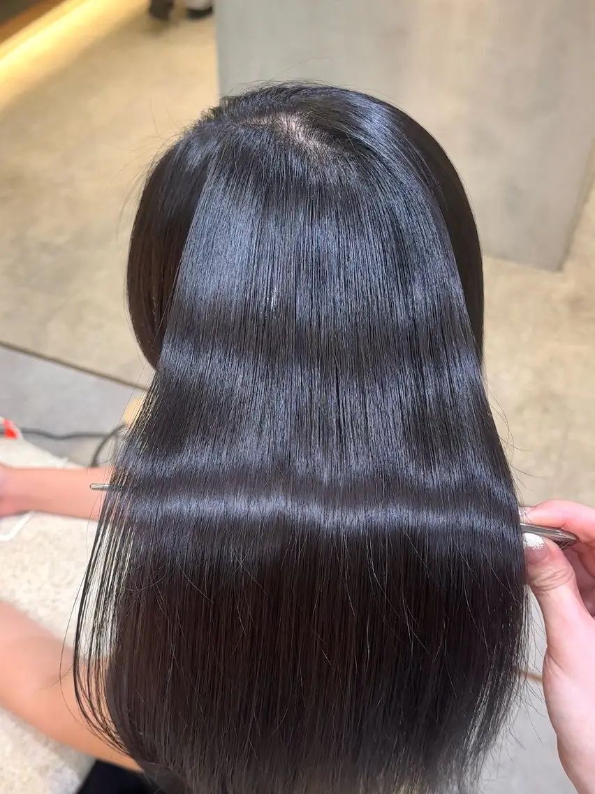 ロング 縮毛矯正 トリートメント 縮毛矯正Rina🩶 銀座のヘアスタイル