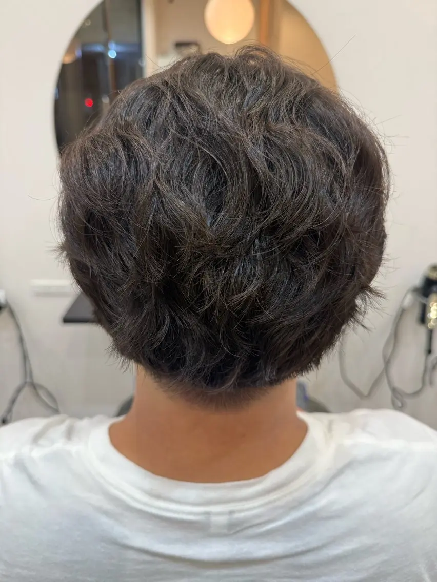 メンズ カット パーマ AYANO/ カラー🍭縮毛🌧️のヘアスタイル