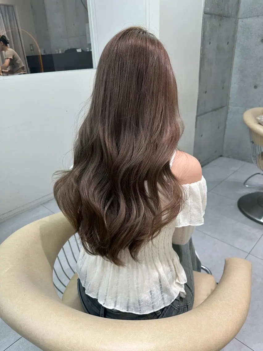 セミロング カラー カット ヘアカラー トリートメント 《髪質改善✖️オリー ブ🧸》小嶋拓也のヘアスタイル