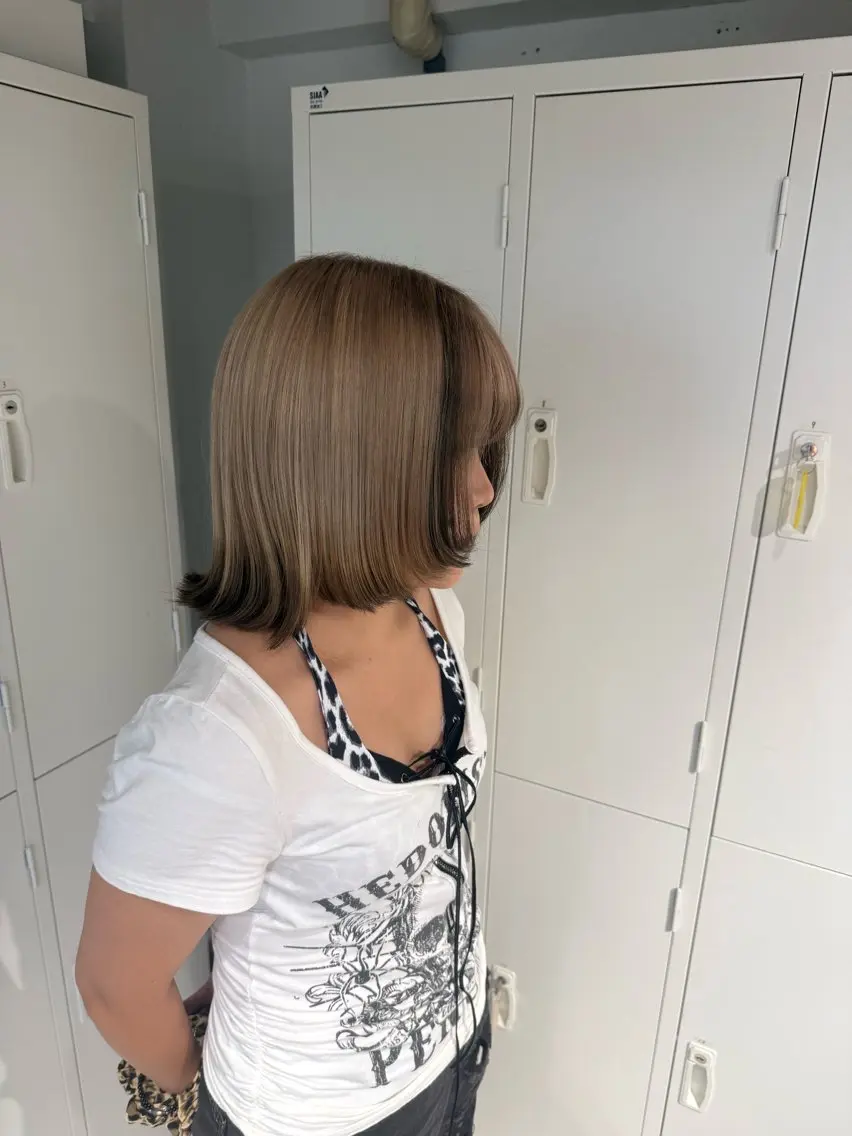 ショート カラー ヘアカラー 高橋 りりのヘアスタイル
