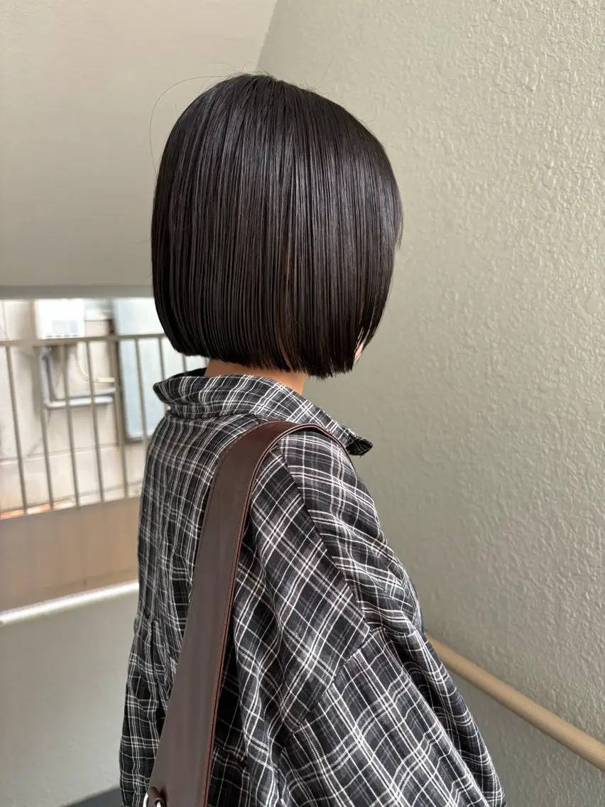 ショート カラー カット ヘアカラー レイヤーカット🍏 オリーブ/ののかのヘアスタイル