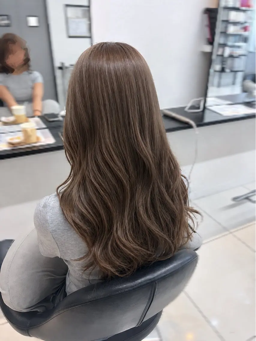 ロング カラー ヘアカラー ブリーチなしWカラー /アレンジ/ユウミのヘアスタイル
