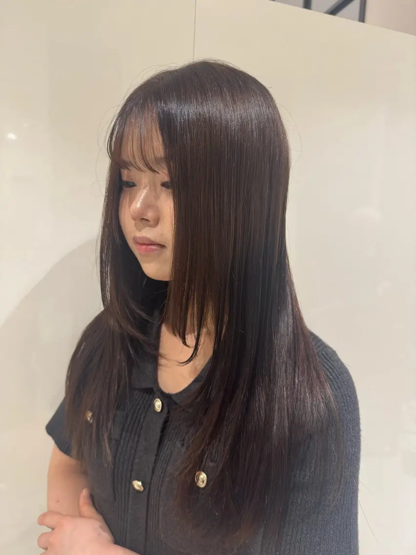 ロング 佐々木 悠安のヘアスタイル