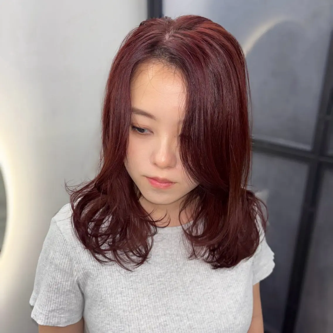 セミロング カラー ヘアカラー Ren. 🦋デザインカラーのヘアスタイル