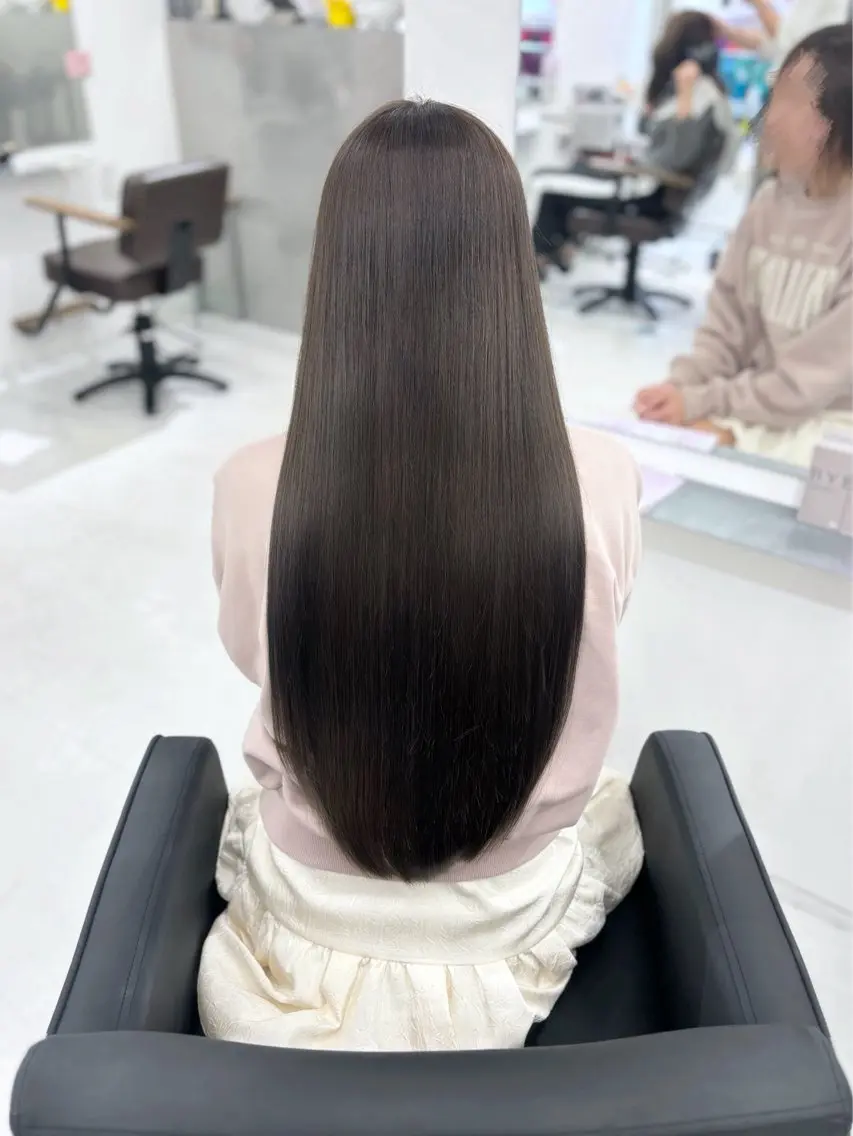 ロング 🖤ハイトーンカラ ー🖤/ここなのヘアスタイル