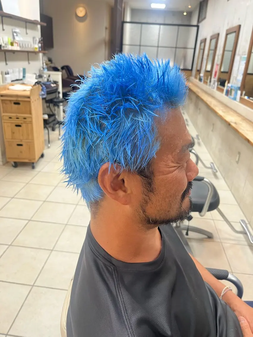 ショート カラー ブリーチ ヘアカラー たなか なおのヘアスタイル