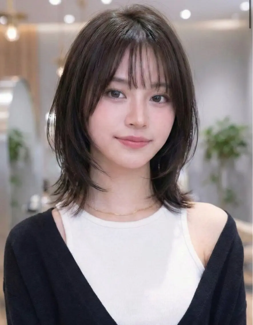 ✨モデル限定✨レディースミディアムカットモデル +1STEPトリートメント✂️🌙の写真