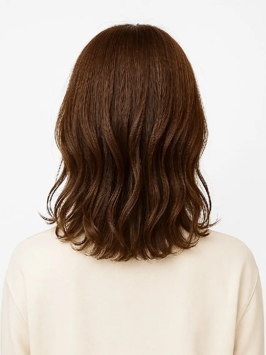 セミロング カラー 髪質改善＆白髪ぼかし カラー♡店長みやけ♡のヘアスタイル