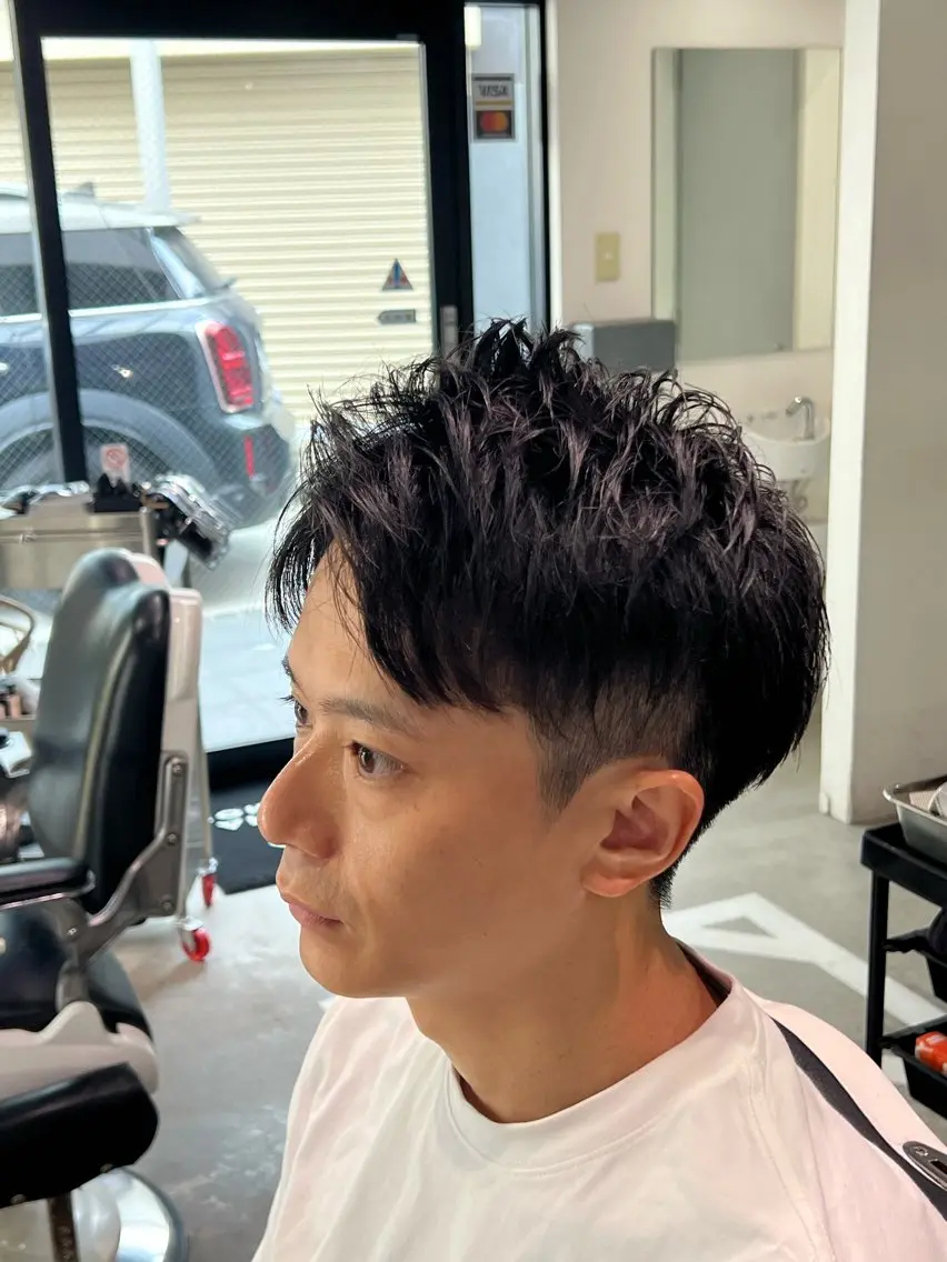ショート ショートヘア 朝陽 /メンズヘア特化のヘアスタイル