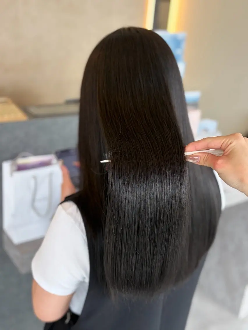 ロング カット トリートメント 髪質改善/ エクステ レイヤー ななみのヘアスタイル