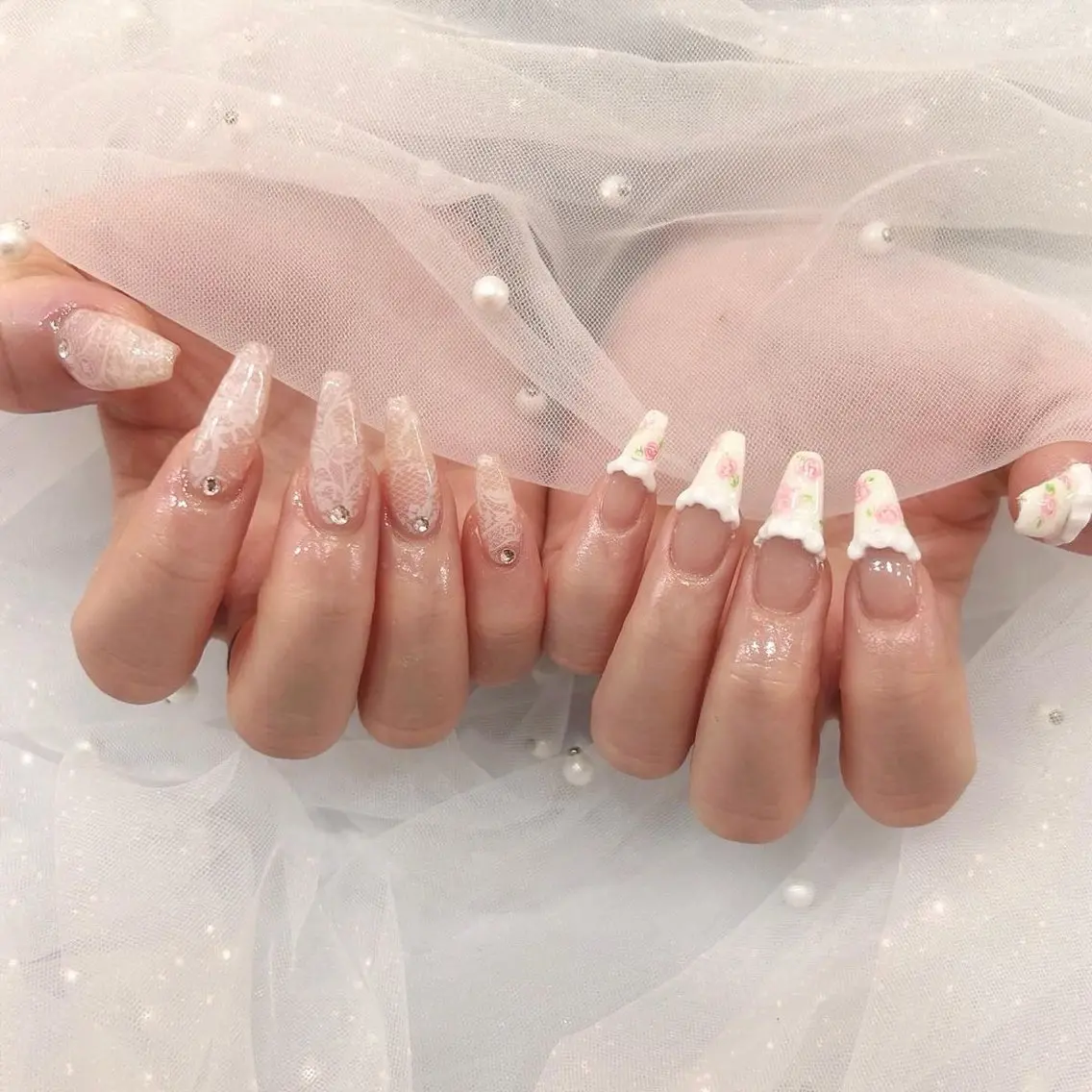 ネイル 韓国ネイル マグネットネイル 持ち込み ハンドネイル Mimi Nail_Royalのネイルデザイン