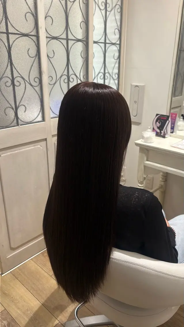 ミディアム カラー トリートメント 似合わせ 顔周りYUUGAのヘアスタイル