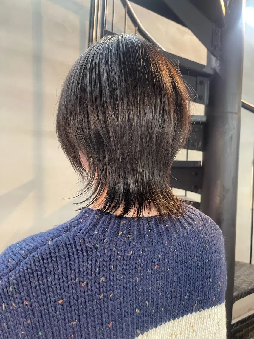ショート ショートヘア ウルフカット カット トリートメント 柏 ウルフ/レイヤー 田中佐和🐺のヘアスタイル
