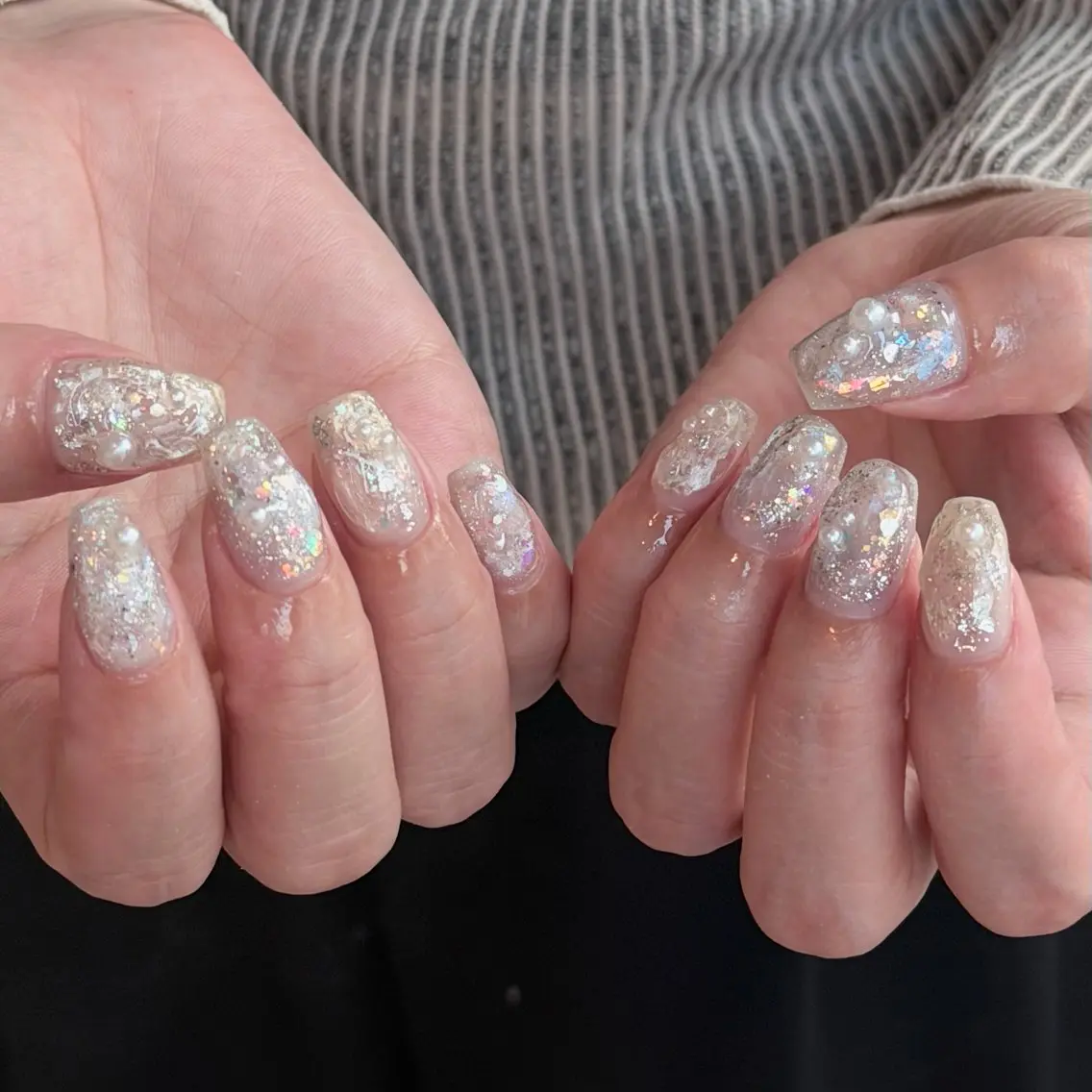 ネイル ハンドネイル 🎀フェイ フェイ🫧💗のネイルデザイン