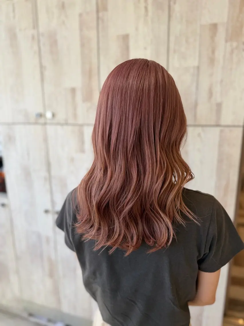 セミロング カラー ヘアカラー 仙台×ブリーチ 斎藤相慶のヘアスタイル