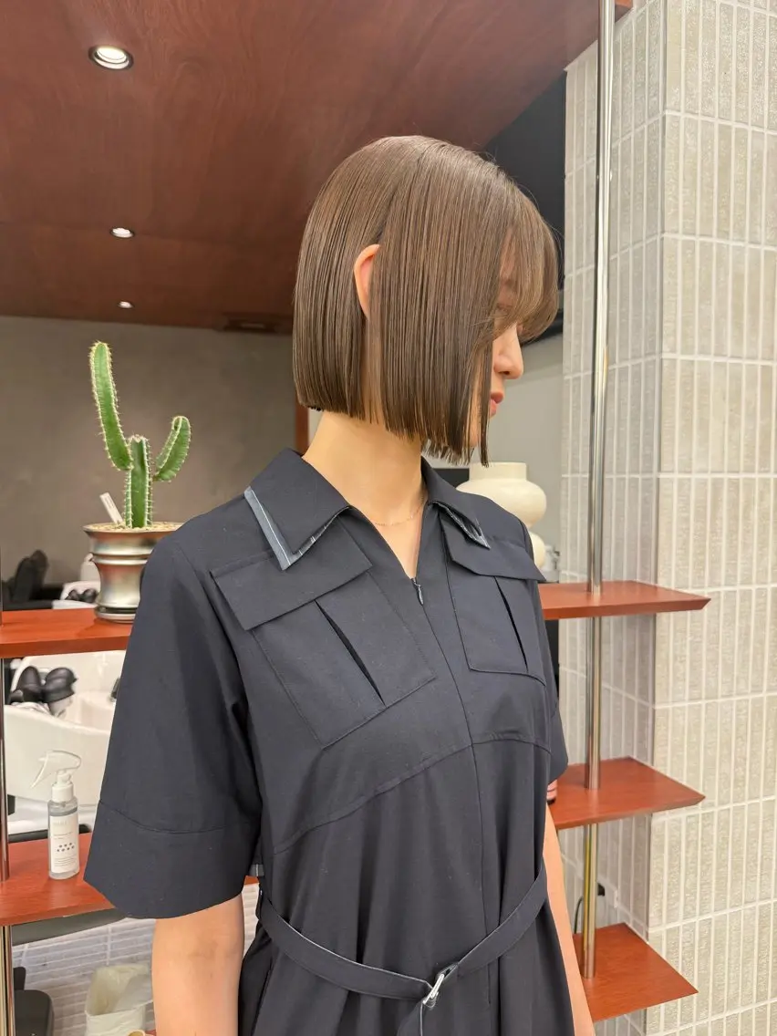 ショート カラー カット ヘアカラー トリートメント 🎀髪質改善🎀 渋谷/sayuのヘアスタイル