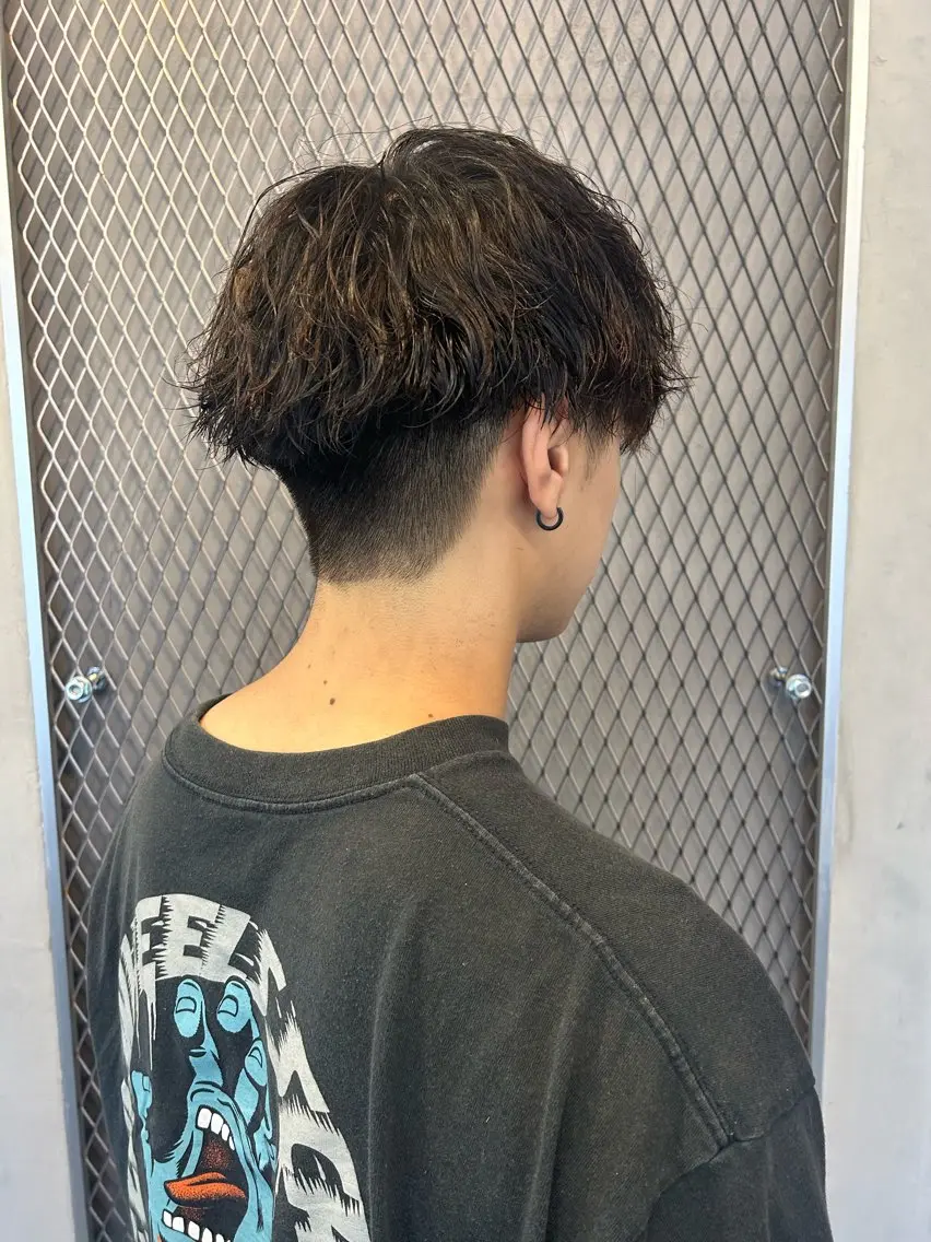 【メンズ人気No.1】パーマ+カット+クイックトリートメント🫧 スタイリング込みの写真