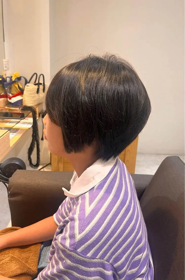 ショート キッズ ショートヘア 田中 もも🍑のヘアスタイル