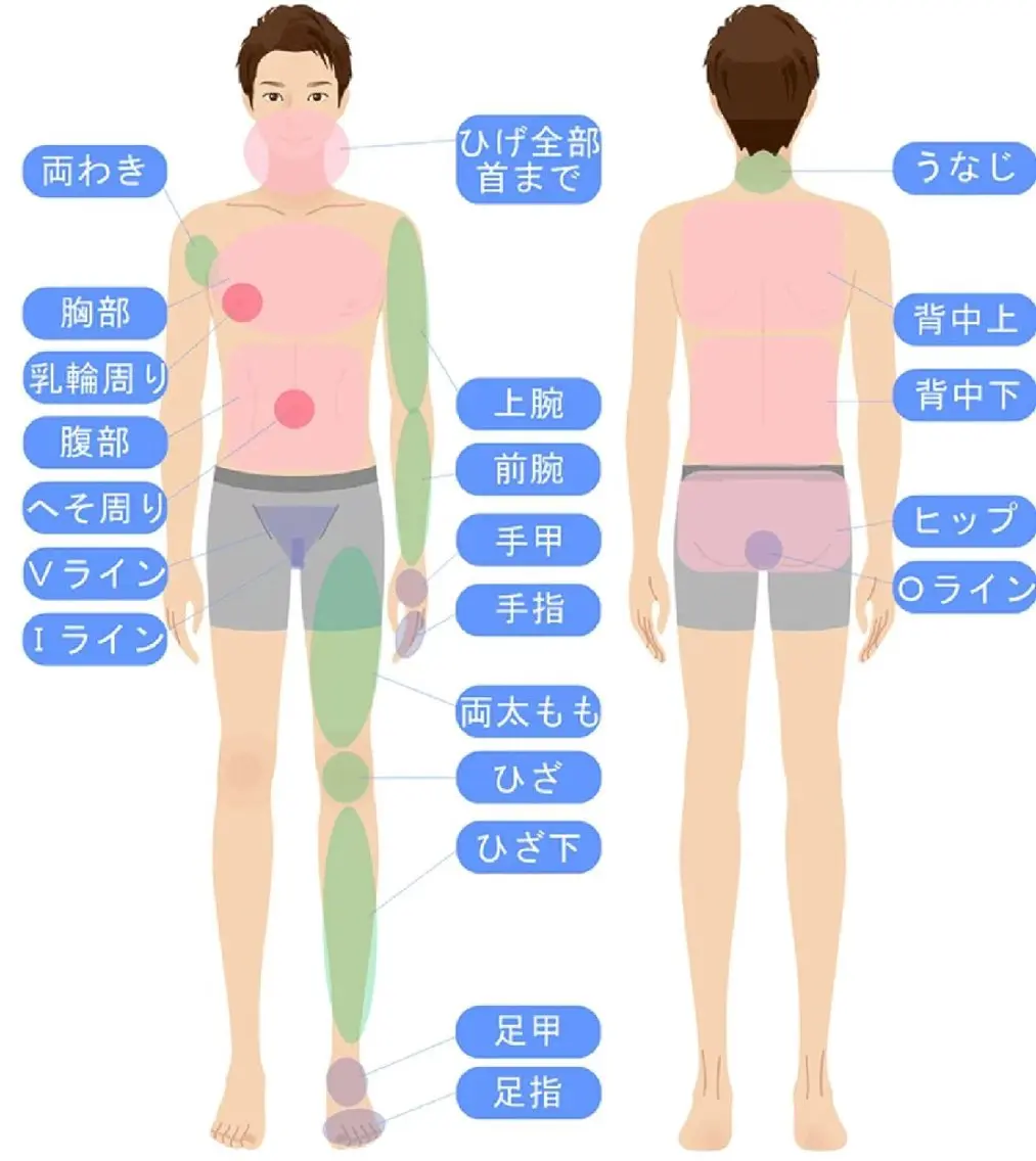 【都度払い】最新IPL高速連射脱毛機マンズ全身+ヒゲ+VIO脱毛の写真