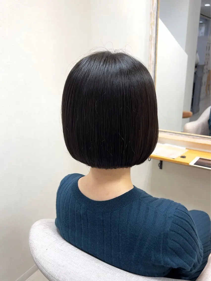 ショート ボブ カット ショート/白髪ぼかし 君和田若菜のヘアスタイル