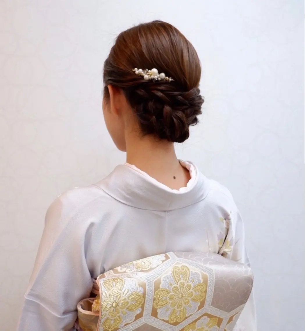 👘ヘアセット＋訪問着着付け👘の写真
