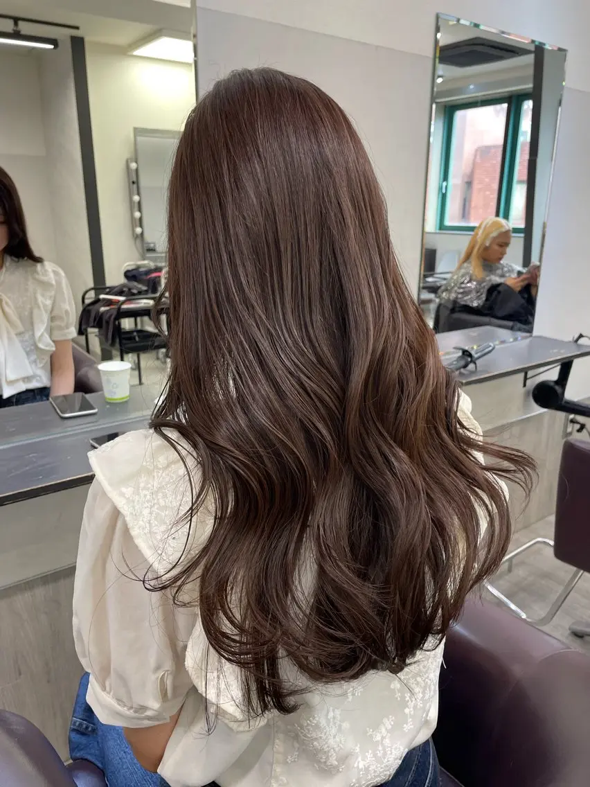 ロング カラー レイヤーカット AIRI layer cut hairのヘアスタイル