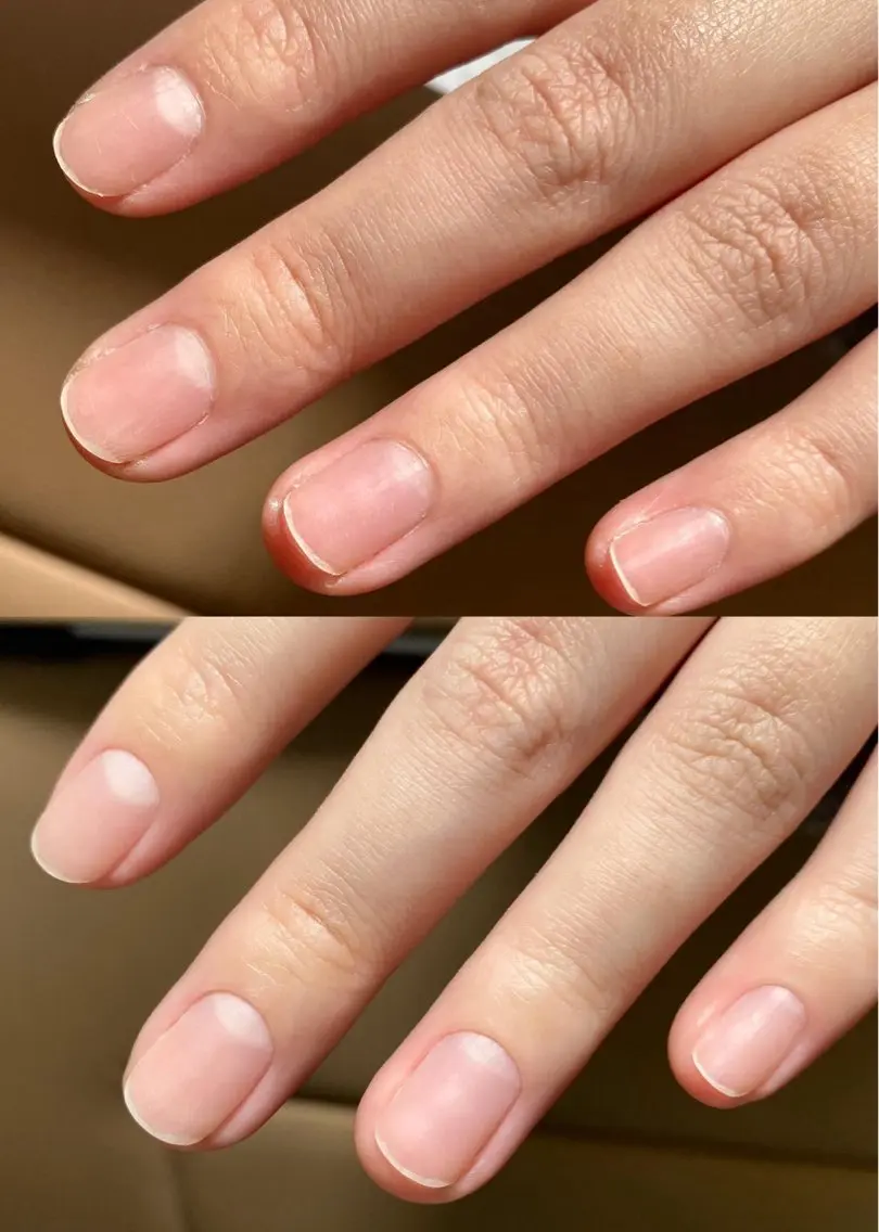 【ジェル補強一本500円】、チップ補強長し800一本、アクリルパウダー補強一本延长出し1200円の写真