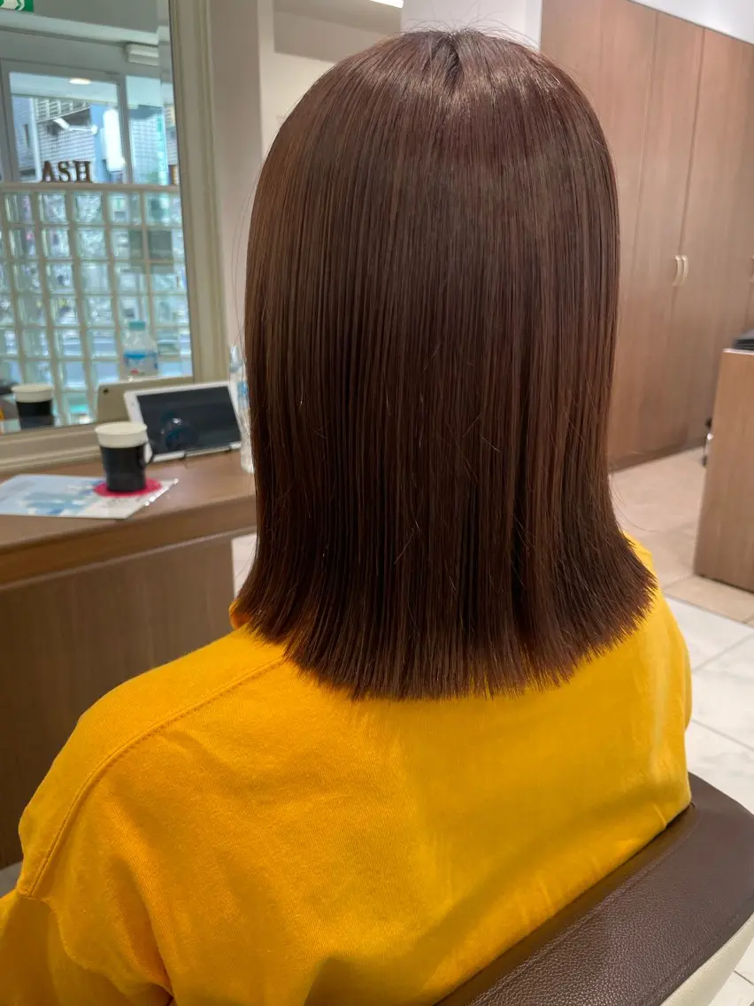 ミディアム カラー ヘアカラー 店長福島成美/髪質 改善縮毛矯正/カラーのヘアスタイル