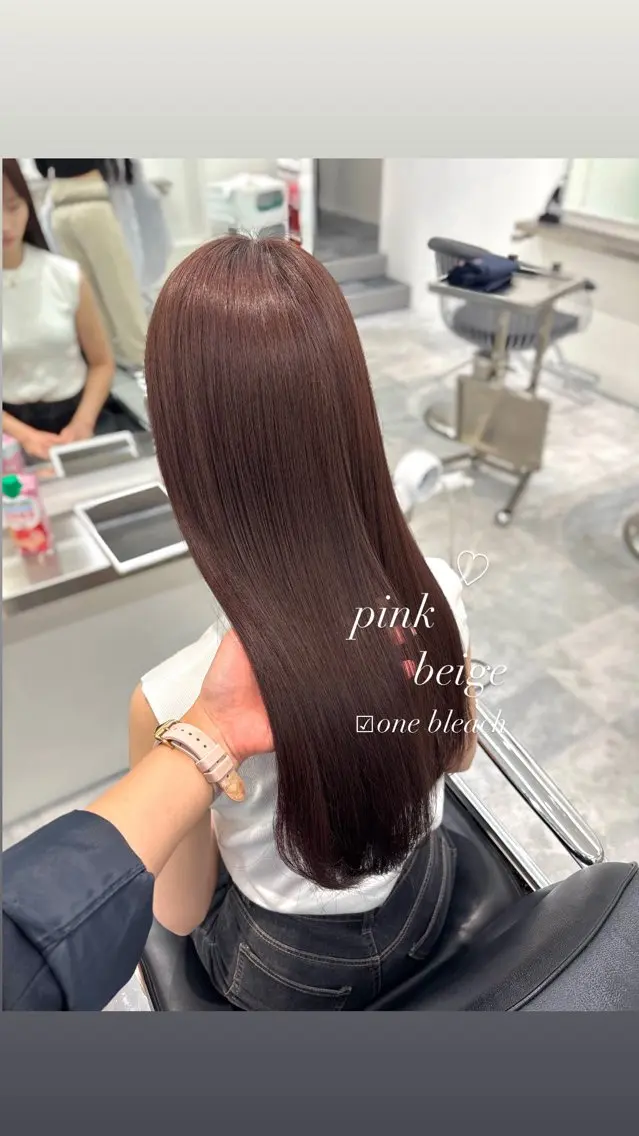 ロング ヘアカラー ParveMix🫧 宮﨑 梨里のヘアスタイル