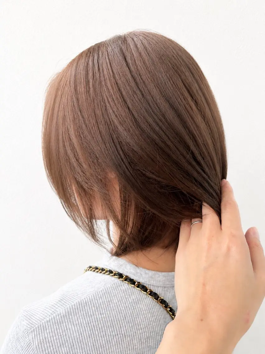 ミディアム 濱田 みくのヘアスタイル