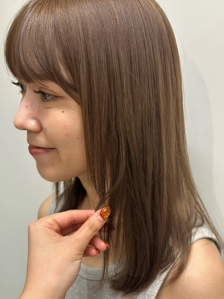 カラー ヘアカラー 高瀬 侑生のヘアスタイル