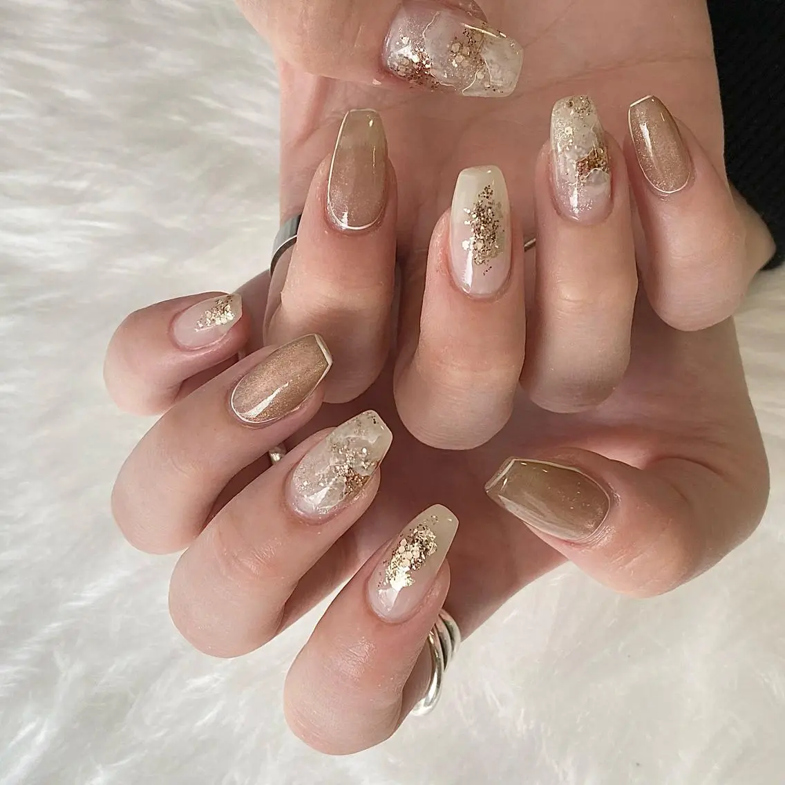 ネイル Ray. ／綺麗目ニュアンスのネイルデザイン