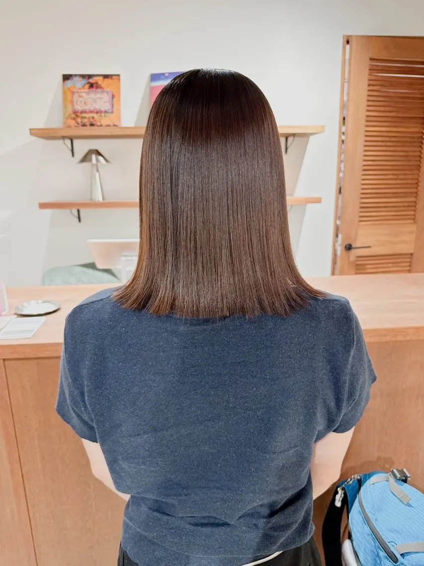 ミディアム ボブ kaito /都立大学herのヘアスタイル
