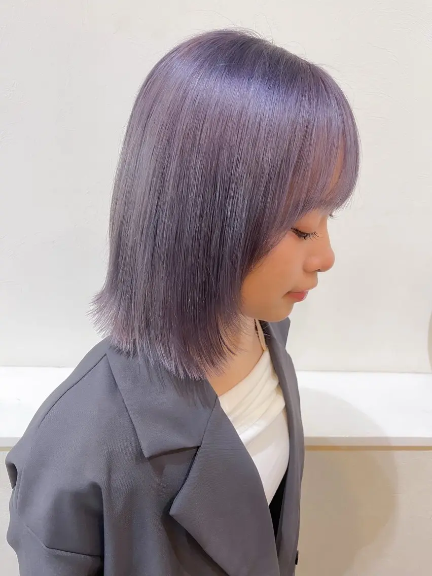 ミディアム ヘアカラー SET-UP北長瀬 Yurukiのヘアスタイル