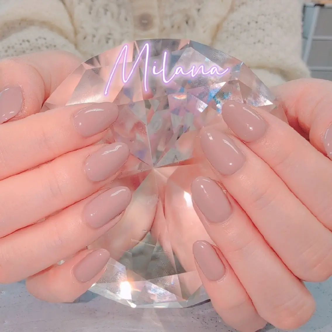 ネイル ワンカラーネイル ハンドネイル Milana 川瀬のネイルデザイン