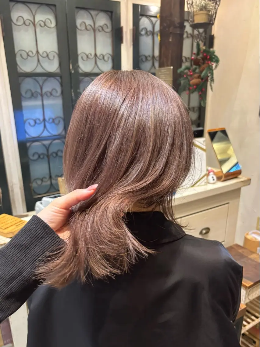 【ダメージレスで透明感🫧】ブリーチなしダブルカラーの写真