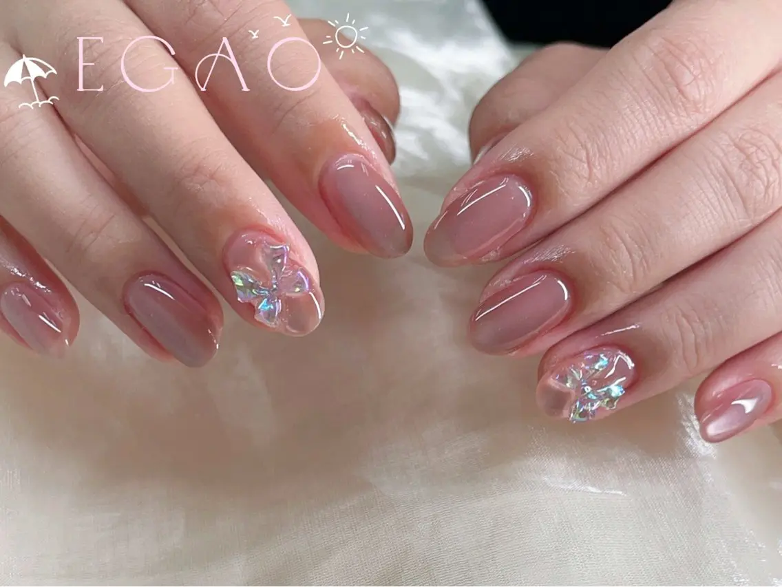 ネイル アートネイル フットネイル フレンチネイル ジェルネイル グラデーション ハンドネイル EGAO NAIL 錦糸町店のネイルデザイン