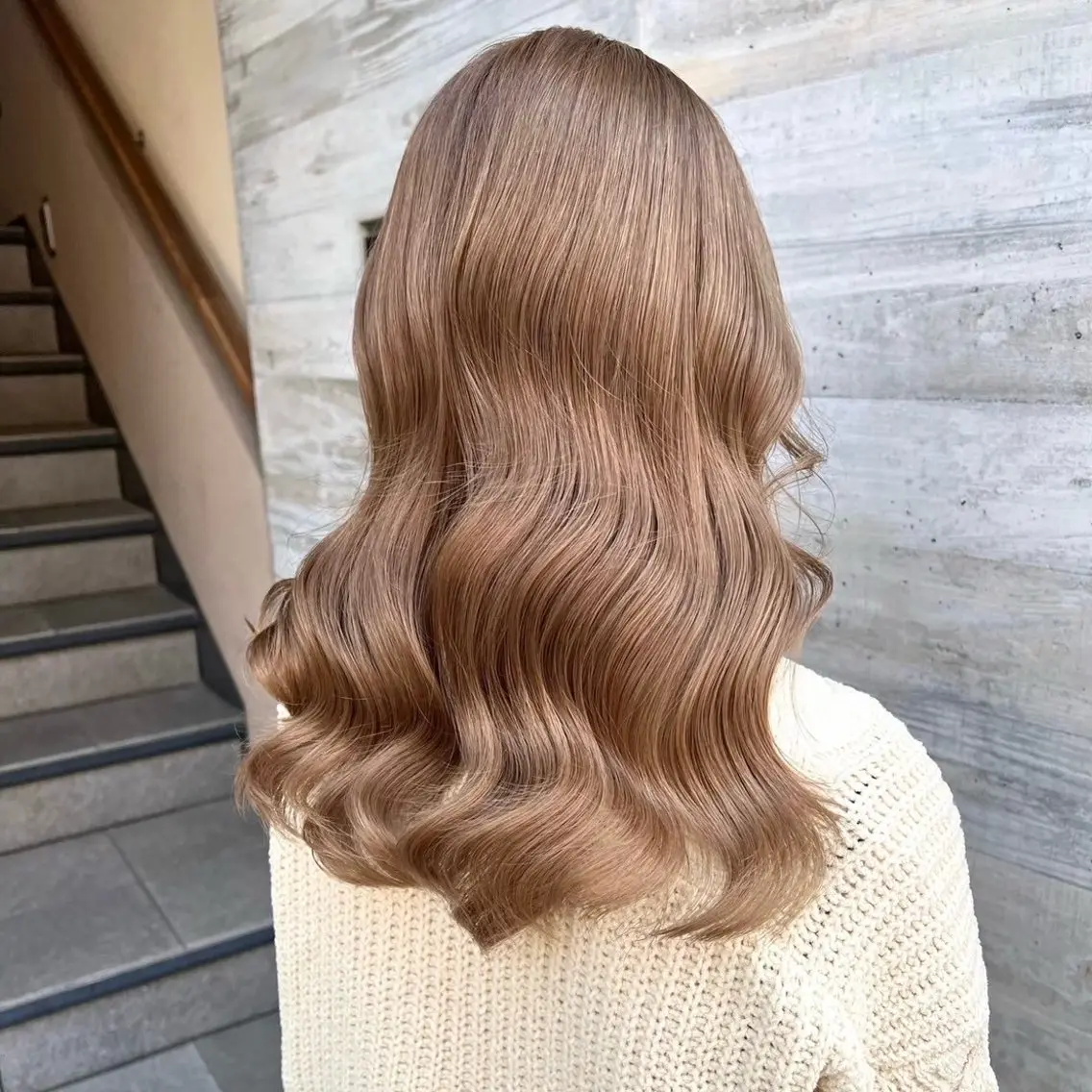 セミロング ヘアカラー ParveMix /石田 佳澄🩶のヘアスタイル