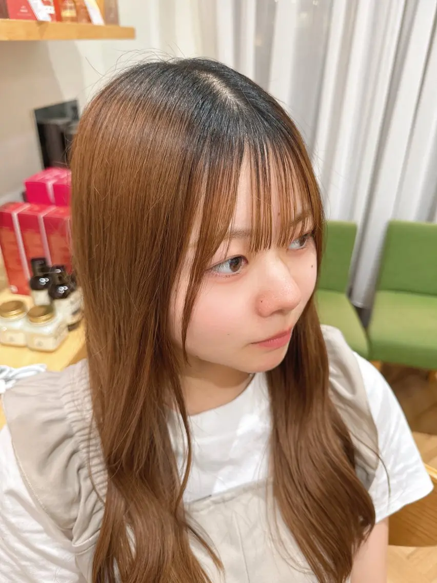 縮毛矯正 merc.☘️平岩 那月のヘアスタイル