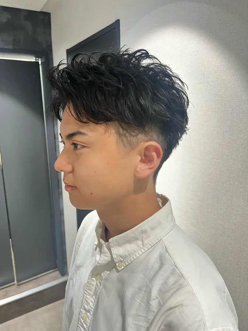 ショート メンズ アップバング ⚡️ショート特化⚡️ ATARUのヘアスタイル