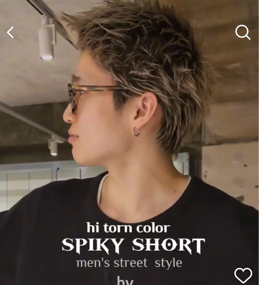 メンズ 小野山 みのかのヘアスタイル