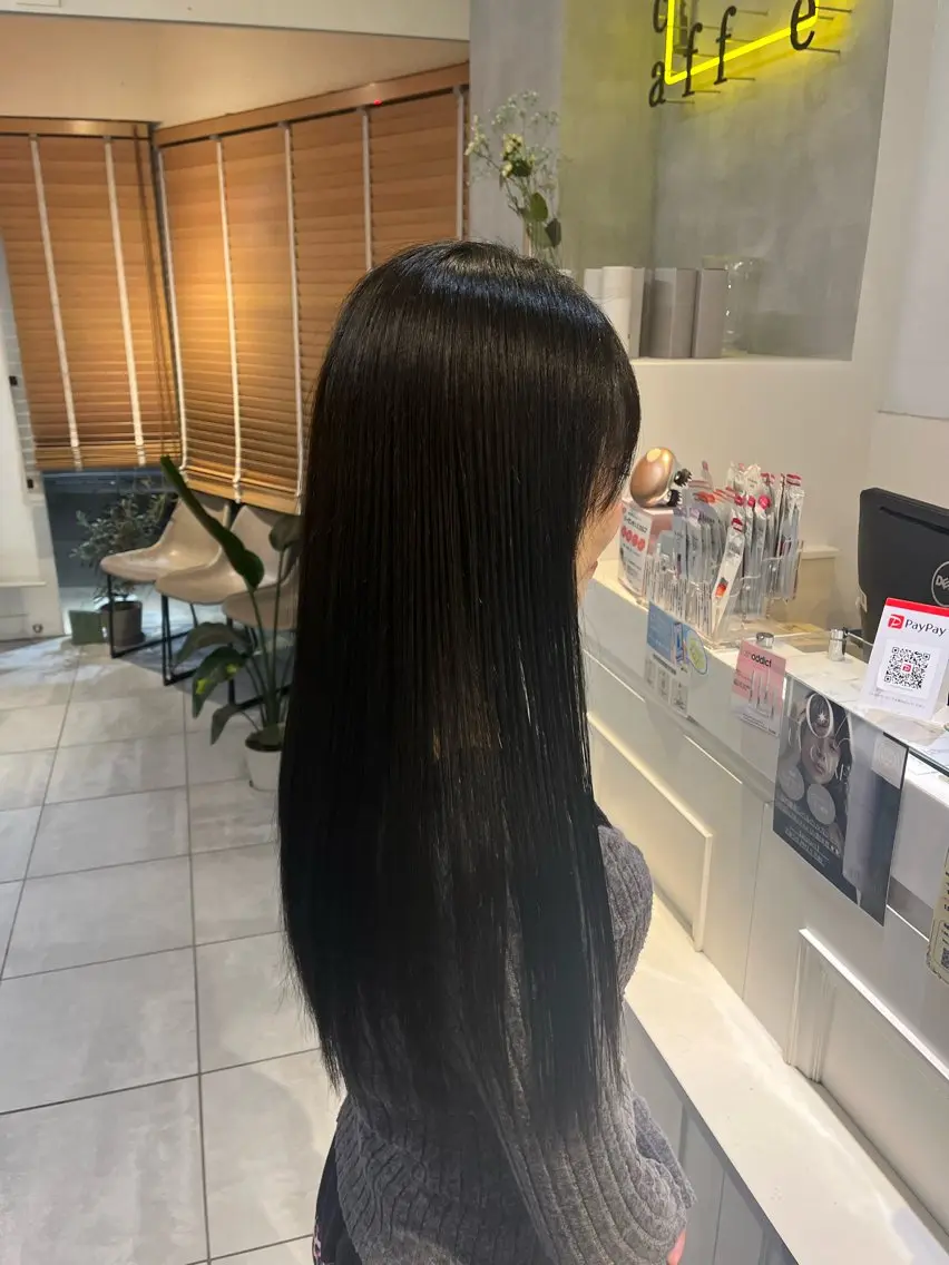 ロング トリートメント 石川 心渚のヘアスタイル